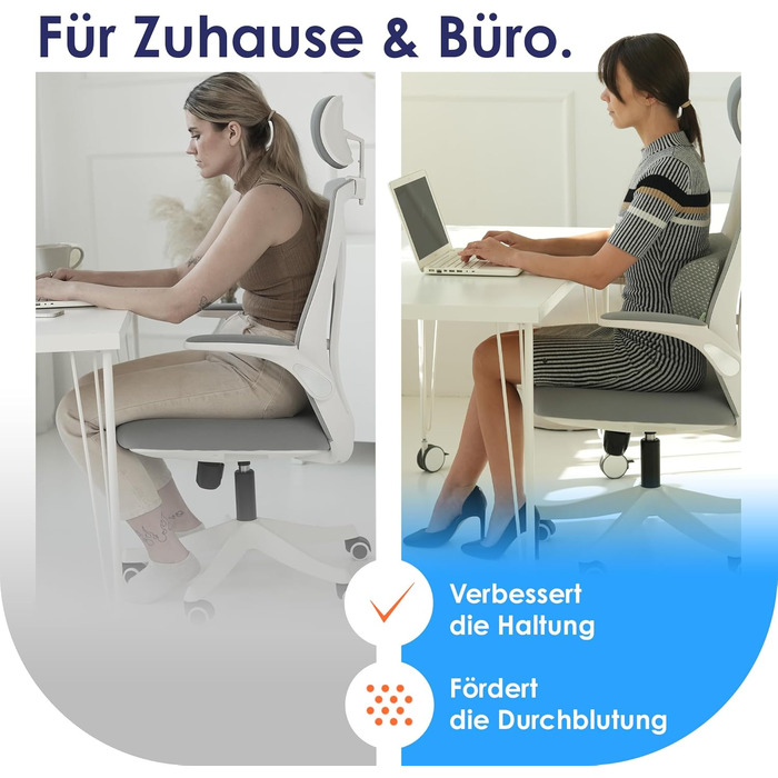 Подушка між колінами DYNMC для сну на боці, ортопедична подушка-півмісяць для ніг та розслаблення, сіро-біла в клітинку