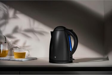 Електричний чайник WMF Stelio 1.7л з фільтром від накипу, нержавіюча сталь, матовий чорний