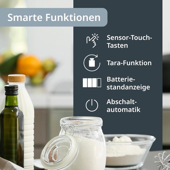 Кухонні ваги ADE з великою платформою 26x31 см, до 15 кг | Ідеально для випічки, пакування та м'яса