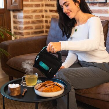 Електричний чайник Cecotec Thermosense 140 Black – 1 л, 2200 Вт, антинакипний фільтр, без BPA