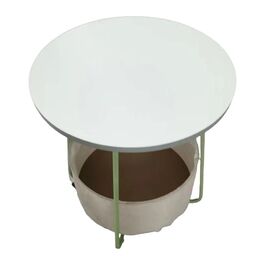 Relaxdays: Приставний столик з кошиком