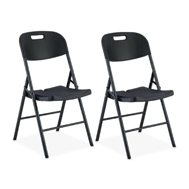 Набір з двох розкладних садових стільців Relaxdays