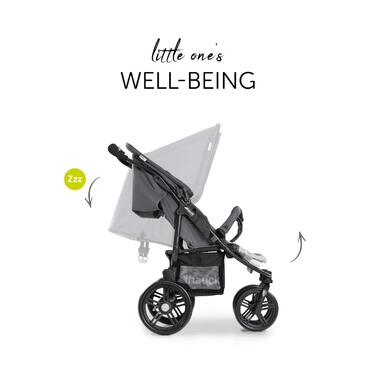 Візок для близнюків Hauck Roadster Duo SLX Grey/Silver: прогулянка від народження до 15 кг, функція лежання, великий кошик, компактний у складеному стані