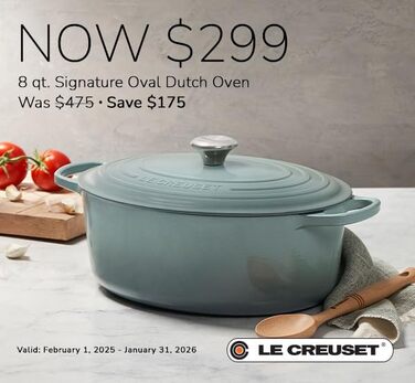 Le Creuset Signature Чавунний Бражульник з кришкою, 33 см, овальний, 7.5 л, для всіх типів плит, включаючи індукцію, чорний матовий