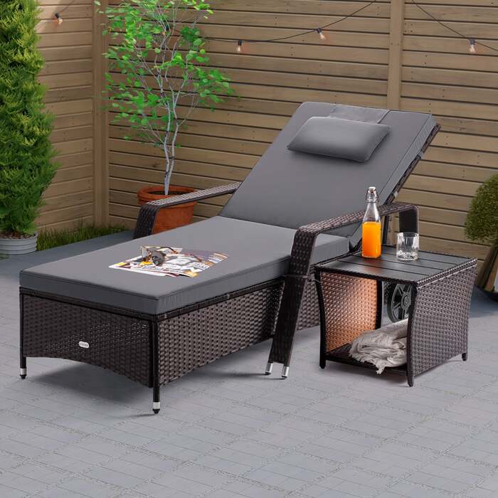Столик з поліротанга Vedis Brown 45x45x40см