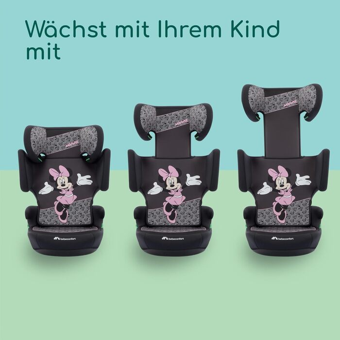 Автокрісло Bebeconfort RoadSafe i-Size для дітей 3,5-12 років (100-150 см), з регульованою підголівником та м'яким сидінням, з кріпленням ременями безпеки, легке та компактне