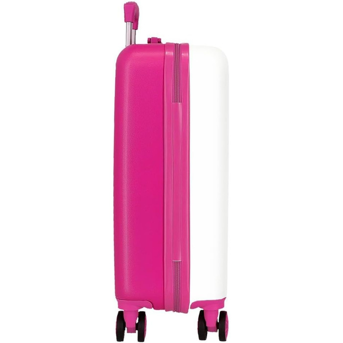 Дитяча валіза для ручної поклажі Disney Stitch Moods (50 см), жорсткий ABS-пластик, кодовий замок, 4 подвійних колеса, модель Happy