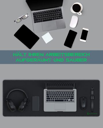 Ігрова мишка Black Shark Manta P4 XXL: килимок для миші 1200x600 мм (чорний)