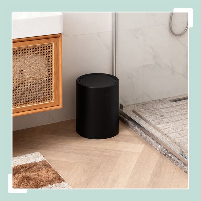 Контейнер для косметики Relaxdays з кришкою-гойдалкою, 6 літрів