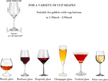 Підставка для келихів вина – органайзер для шафи – металева підставка для келихів, кухонна підставка, барна підставка (3 ряди, 1 шт.) (Чорний, 3 ряди, 2 шт.)