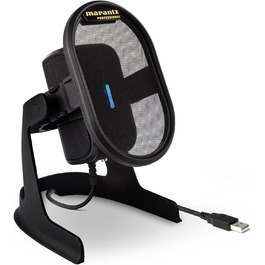 Мікрофон конденсаторний Marantz Professional MPM-1000U з великою мембраною та USB-підключенням для подкастів, студії та геймінгу