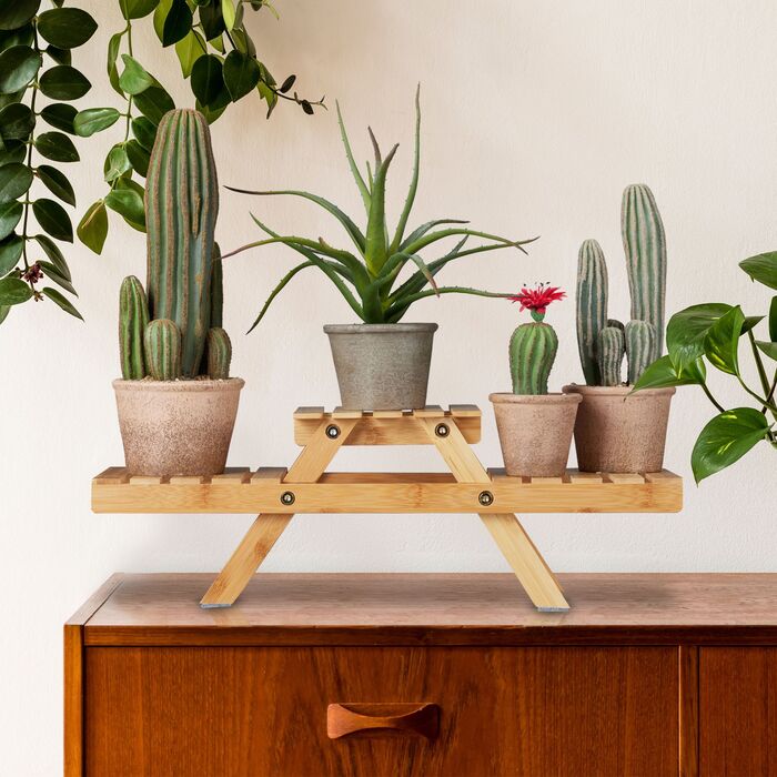 Підставка для квітів Relaxdays з бамбука