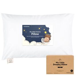 Дитяча подушка KeaBabies 51x35 см - м'яка, бавовняна, для сну, від 2 років, легко перуться