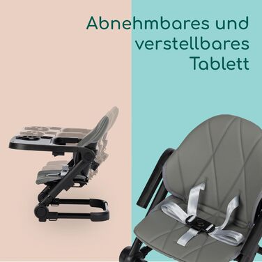 Дитячий стільчик Bebeconfort Moly, 6 міс - 3 роки, 9-15 кг, компактний, регульований