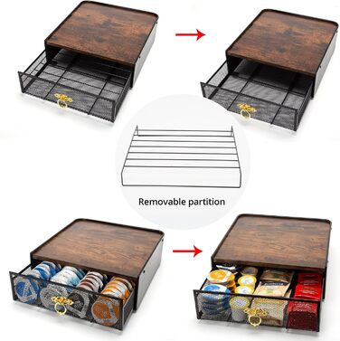 Тримач для капсул Tassimo (64 шт.) - металевий органайзер для капсул кави, стійка-органайзер