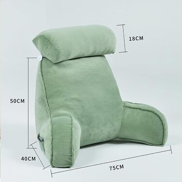 Підлогове крісло-подушка Rmeet з підлокітниками, 75x45x55 см – для читання, роботи та відпочинку