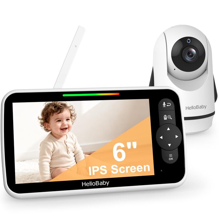 Відеоняня HelloBaby HB6351Plus з камерою та аудіо, 5