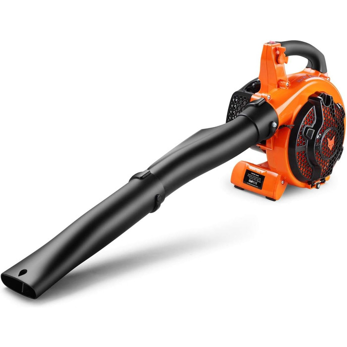 Бензиновий листозбирач/подрібнювач FUXTEC FX-LBS126 4в1 з 2 повітропроводами та мішком 45л – потужний, протестований, швидкість 71 м/с