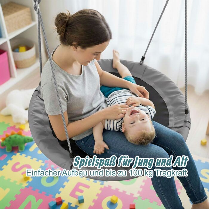 Гніздова гойдалка Relaxdays 110 см