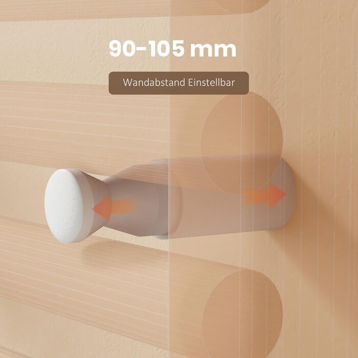 Рушникосушарка EMKE Badheizkörper 1000x400 мм, біла, 356W