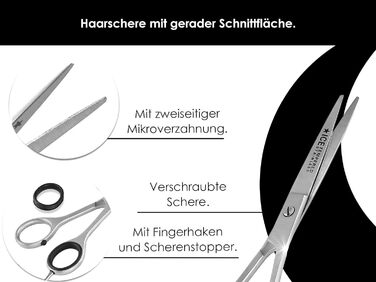 Ножиці для волосся 8 з двостороннім мікрозазубрюванням - 20,32 см