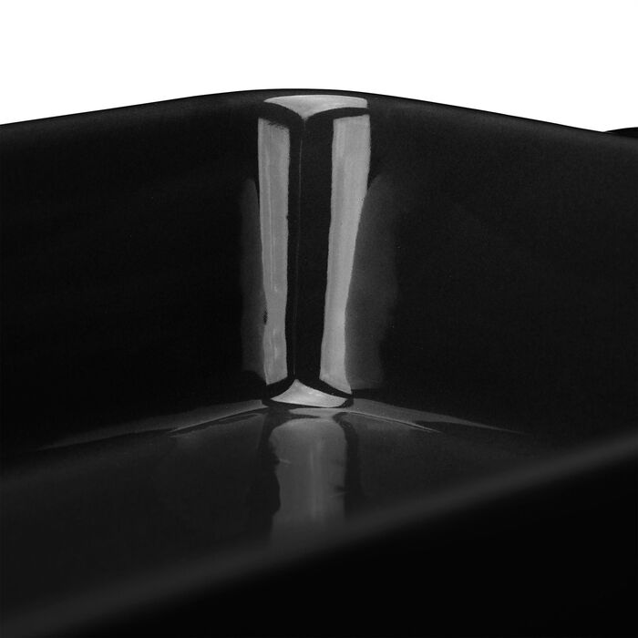 Набір форм для запікання Relaxdays, 3 шт., кераміка, чорний