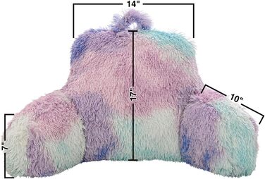 Подушка для відпочинку Holawakaka з підлокітниками, ідеальна для підтримки спини під час відпочинку, ігор, читання або перегляду телевізора, м'який батик, стандартна