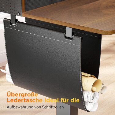 Регульований кутовий стіл L-подібної форми, електричний, 160 x 140 см. З 3 висувними ящиками, для офісу, геймінгу. Чорний горіх.