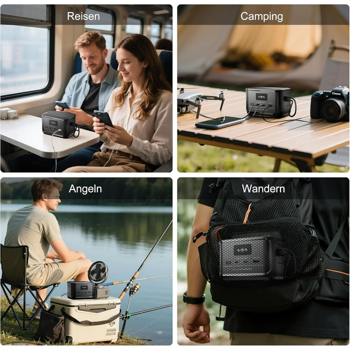 Портативна зарядна станція ALLPOWERS P100, ємність 99,2 Wh, номінальна потужність 100 W