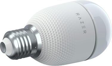 Лампа для монітора Razer Aether Smart Bulb E27 з RGB підсвічуванням для геймінгу, сенсорним керуванням та регулюванням температури кольору та яскравості