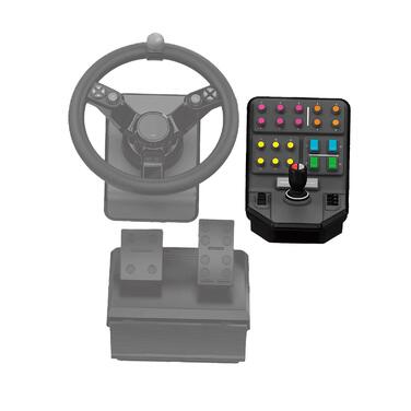 Logitech G Saitek Farming Simulator Bundle: кермо, педалі, панель управління - для ПК/Mac, USB, чорний