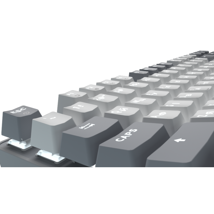 Дротова механічна клавіатура GamePro Genesis Metallic (MK110G) 87% Red switches