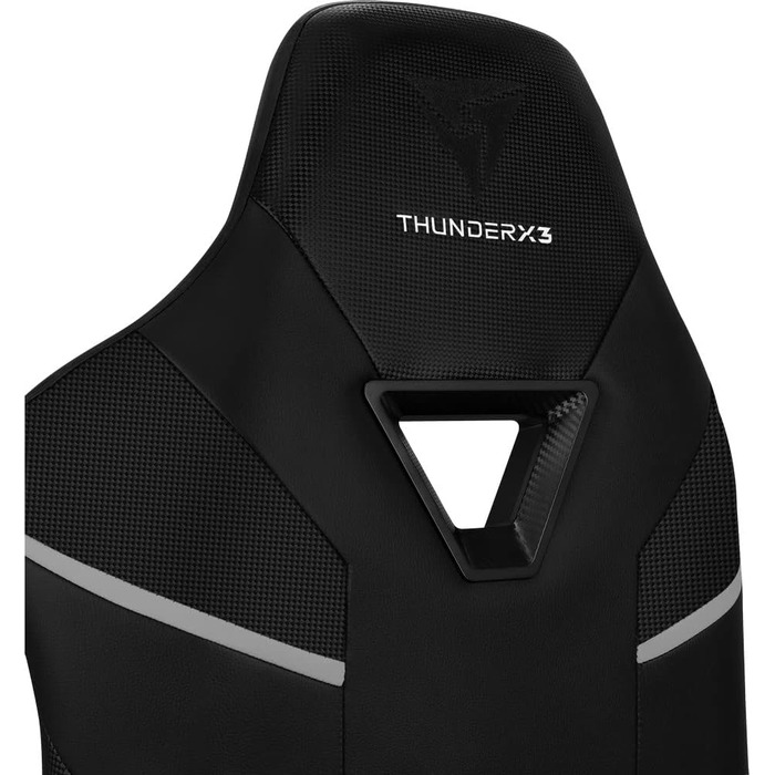 Ігрове крісло ThunderX3 TC5, ергономічне, до 150 кг, чорне