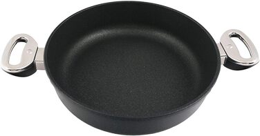 Сковорода для сервірування BAF 32 см гігантська Нова лінія, професійна лита алюмінієва сковорода з антипригарним покриттям, підходить для індукційної плити висотою 6,5 см, п