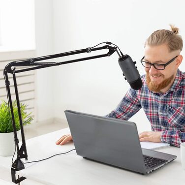 Стійка для мікрофона TONOR з кріпленням-держателем, поп-фільтром та адаптером 3/8