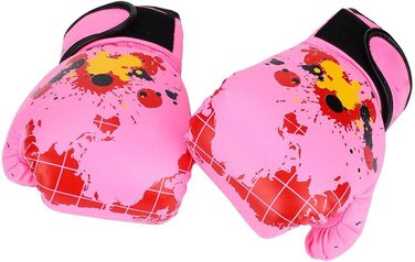 Дихаючі боксерські рукавички Dioche для дітей, високоякісні боксерські рукавички зі штучної шкіри, підходять для дітей від 2 до 11 років для занять боксом, муай Тай і бойовими тренуваннями рожевого кольору