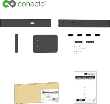 Підставка для пилососа conecto SA-CC50879, алюміній, чорний