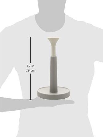 Тримач для кухонних рушників Joseph Joseph Duo, для рушників до 24 см, пластик, темно-сірий