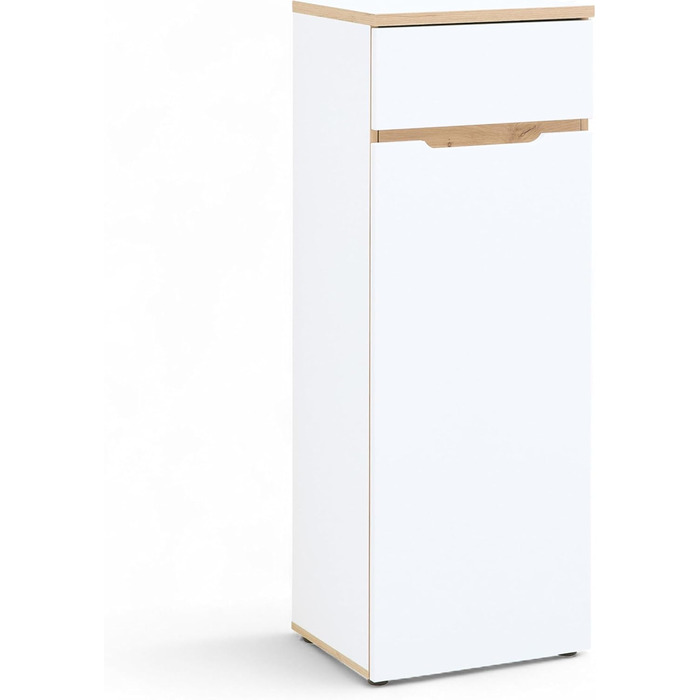 Роликовий контейнер Stella Trading Memphis для офісу, білий / Artisan Eiche, 45 x 66 x 55 см