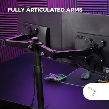 Кріплення для монітора Mars Gaming MARM1 білий, для моніторів до 32