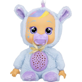 На добраніч Starry Sky Jenna Інтерактивна дитяча лялька для сну зі світлодіодними сльозами та проекцією зоряного світла як нічник - іграшка для хлопчиків та дівчаток