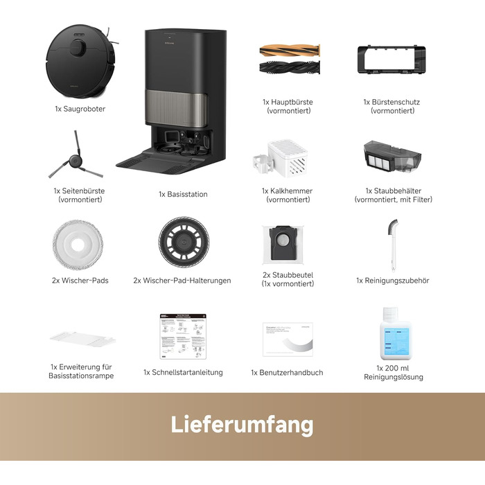 Робот-пилосос Dreame L10s Ultra Gen 2 з миючою функцією, технологією MopExtend™ RoboSwing, потужністю 10000 Па Vormax™, режим для тварин, автоматична база, різноманітне прибирання килимів