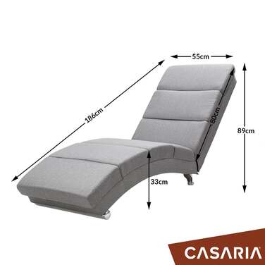 Relax Lounger Лондон сірий тканий полотно