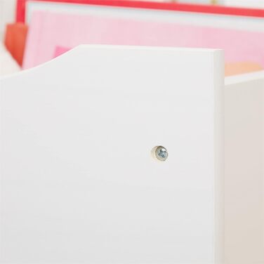 Скриня Elisa сосна суцільна пофарбована в білий колір, інтегрований захист від защемлення, 4 безпечні подвійні коліщатка