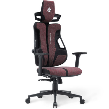 Геймерське крісло Cyberlux V8 Fabric Red (арт. GM-V8 FR)