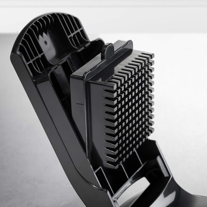 GEFU Треппо - багатофункціональний кухонний нарізчик для овочів, фруктів, сиру та салату (чорний)