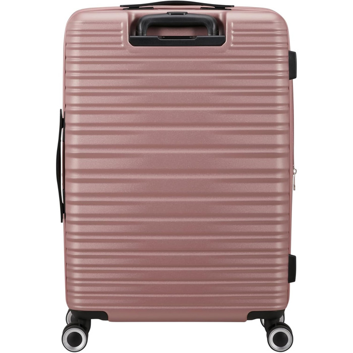 Набір валіз American Tourister Aerotech (3 шт.) - ручна поклажа, середній, великий, розширюваний, з TSA-замком, блакитний/рожевий (металік)