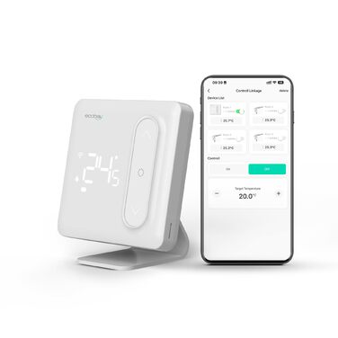 Smart термостат на радіатор 2 шт., Zigbee, бездротовий, з керуванням через Tuya APP та голосовими помічниками (Alexa, Google Assistant), енергозбереження (з датчиком температури Zigbee)