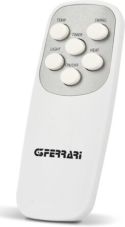Електричний обігрівач керамічний без лопатей 'Heat Master' G3 Ferrari G60032, 2000 Вт, програмований, 16-36°C, білий