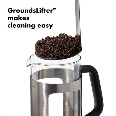 OXO French Press з нержавіючої сталі - 900 мл, кавомашина